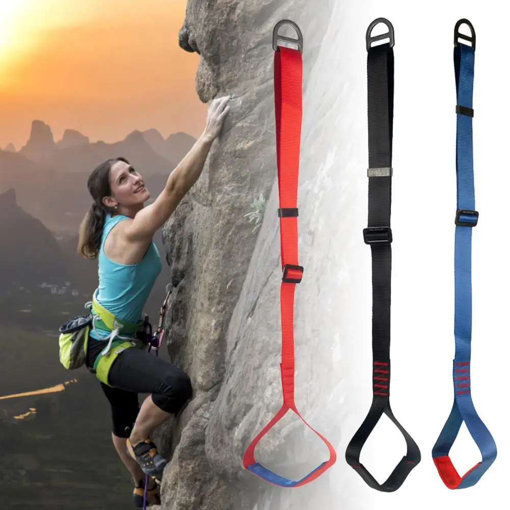 

Portable Useful Foot Loop Ascender Sling Non Scratching Foot Belt Gear Tool for Ascending