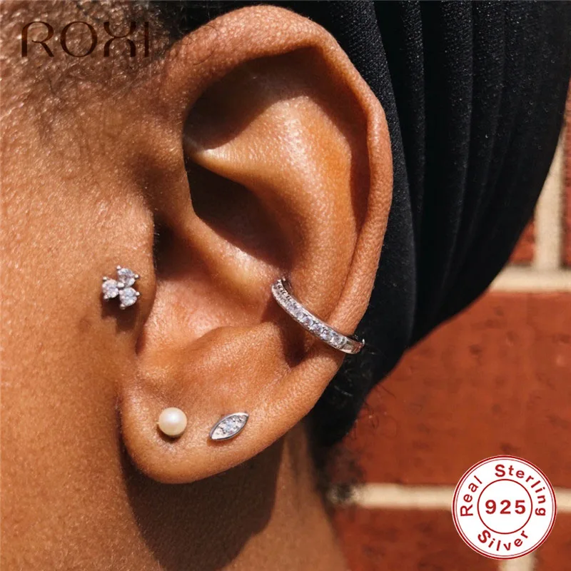 Женские серьги гвоздики с натуральным пресноводным жемчугом ROXI Настоящее