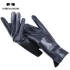 Перчатки женские зимние из овечьей кожи разных цветов, gloves-2226C