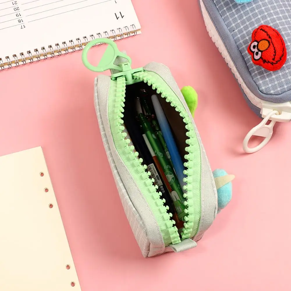 Креативный большой пенал на молнии в форме рыбы мультяшный чехол брошь