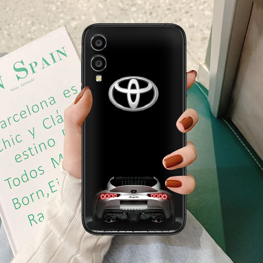 

Toyotas car logo Phone case For Huawei Honor 6A 7A 7C 8 8A 8X 9 9X 10 10i 20 Lite Pro Play black bumper painting hoesjes luxury