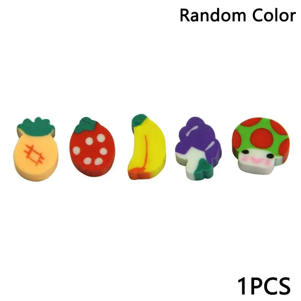 

Cute Styling Eraser Pupil Stationery Toy Cartoon Cute Creative Modeling Rubber Stationery W School Toys Mini Lovely Fruit E S4T1