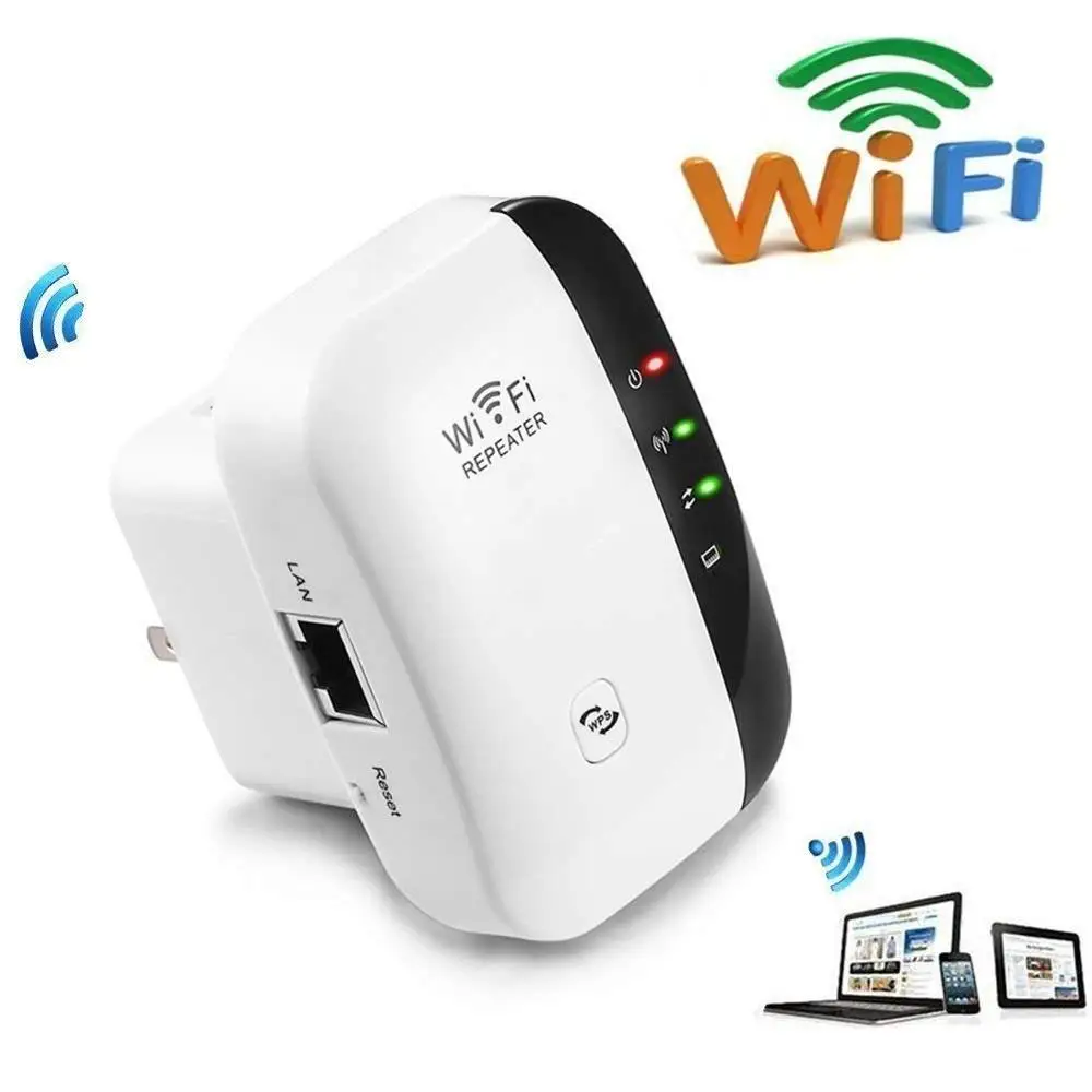 

AMKLE Wireless WiFi Repeater Wifi Extender 300Mbps Wi-Fi Amplifier 802.11N/B/G Booster Repetidor Wi Fi Reapeter Access Point