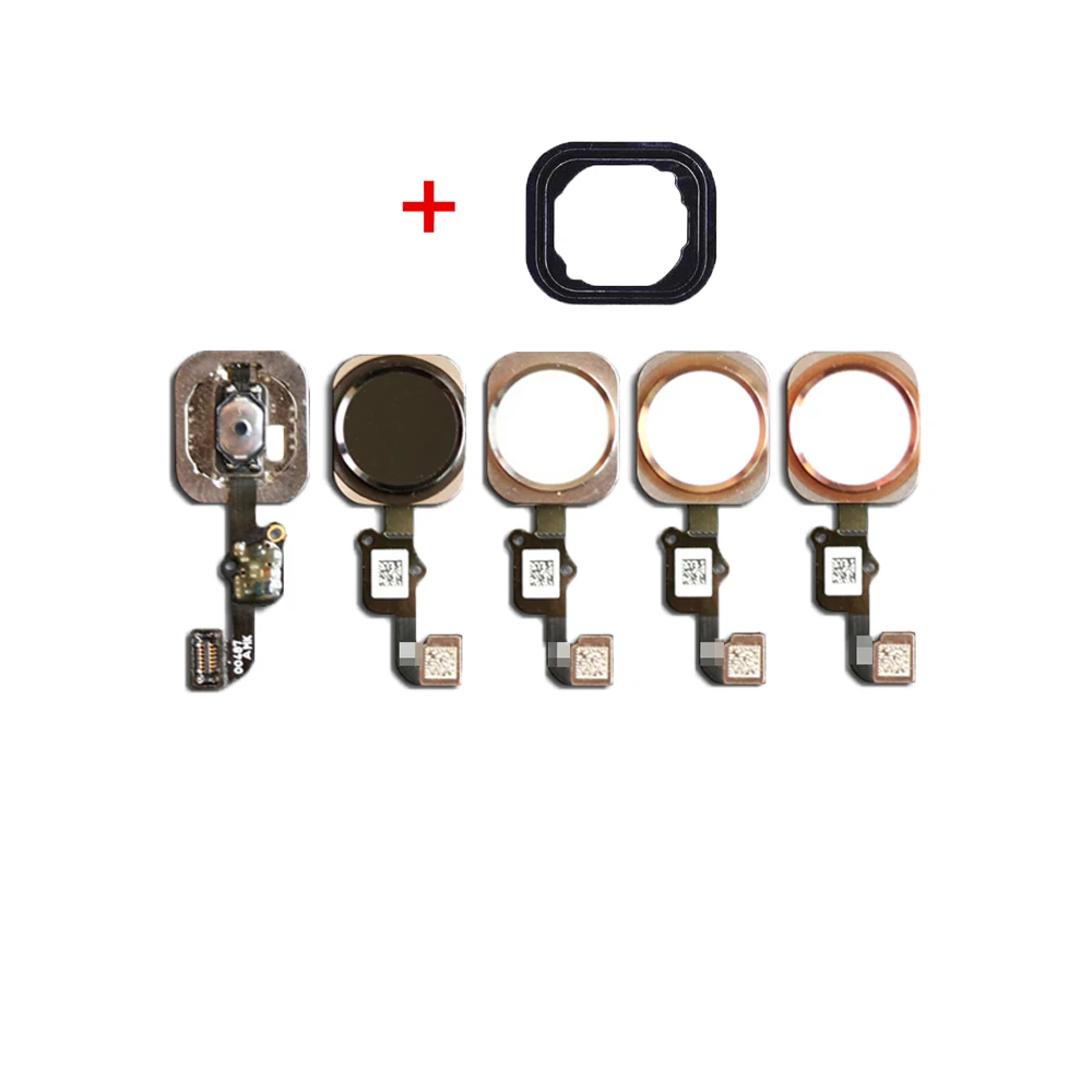 10Pcs Home Button Flex Cable For iPhone 5S 6 6S Plus 4.7" 5.5" Menu Sensor Assembly Ribbon Replacement Part