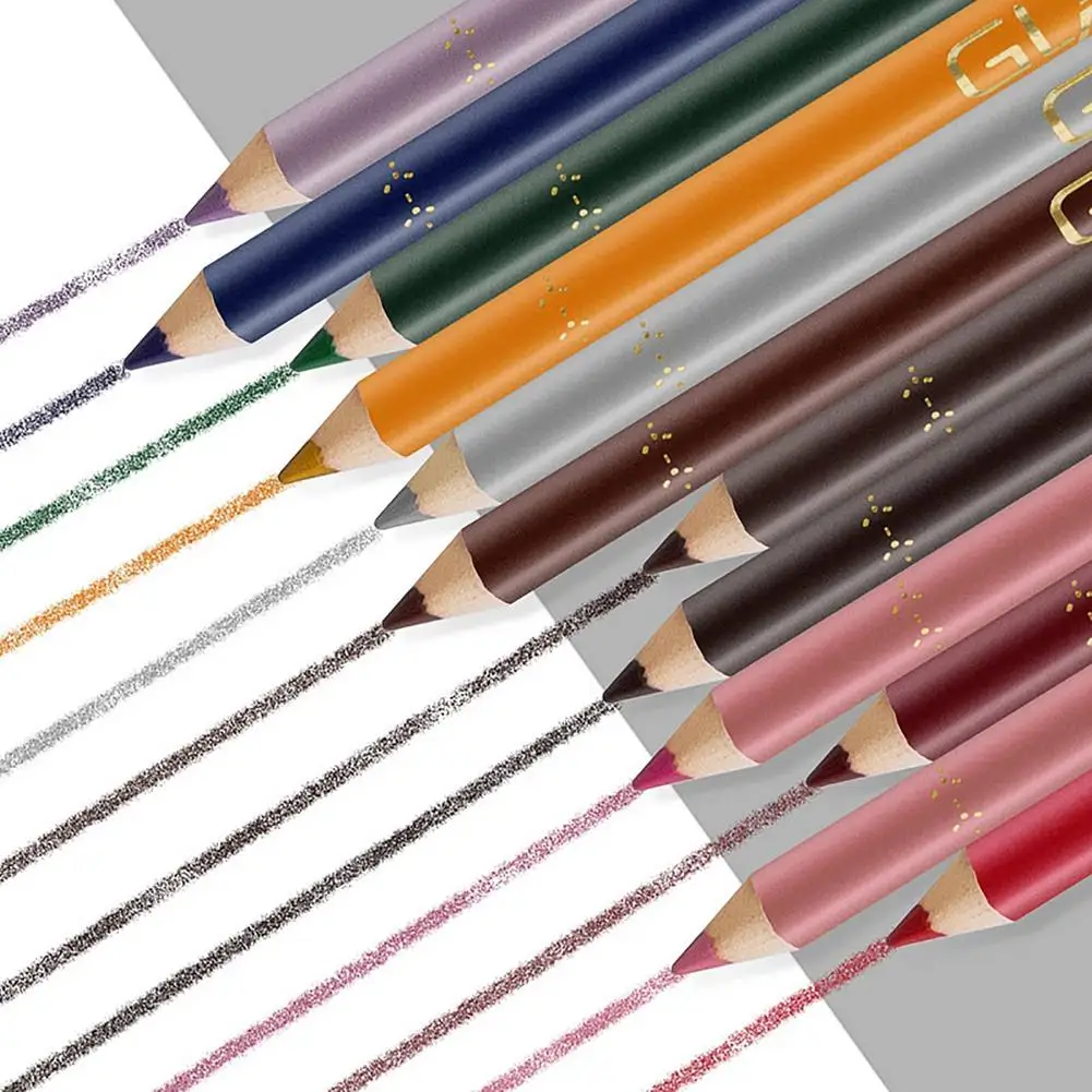 

New Matte Eyeliner Liquid Waterproof Easy To Wear Make Up Matte Eye Liner Blue Red Green Brown Eyeliner Color Liner 12 Colors