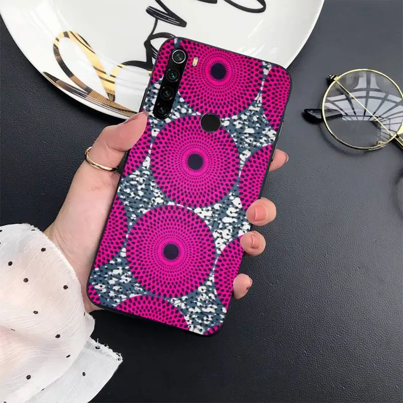 

African fabric print Phone Case For Xiaomi Redmi 7 8 9t a3Pro 9se k20 mi8 max3 lite 9 note 9s 10 pro