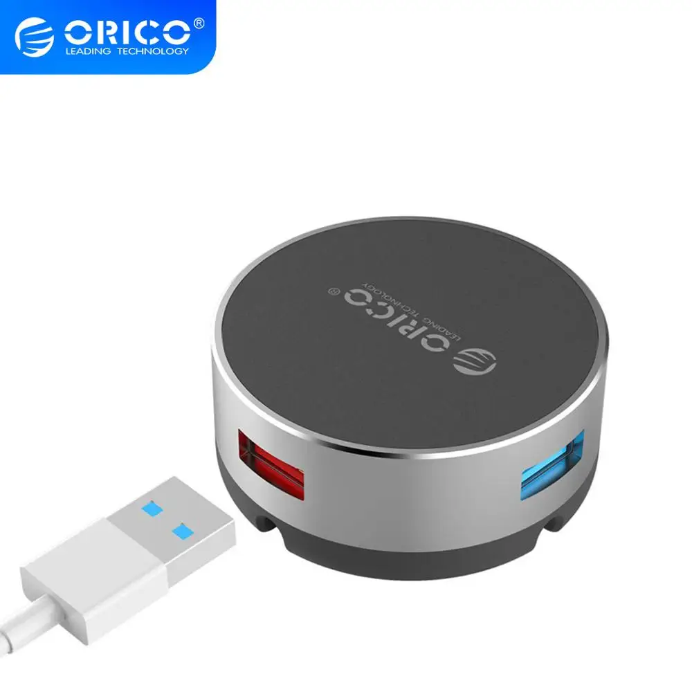 Usb кабель ORICO USB 3 0 хаб адаптер для управления кабелем Notbook алюминиевый сплав 4