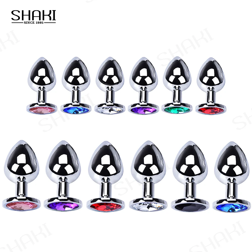 Большая Анальная пробка секс игрушки из нержавеющей стали гладкая хвост