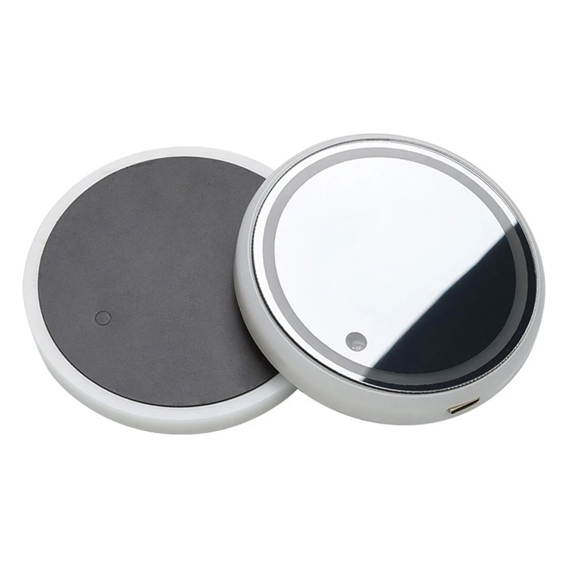 

1Pcs Non Slip LED Car Cup Coasters Drink Holder Pad USB Rechargeable Color Luminous Cup Holder Coaster Mat Decoration Lights
