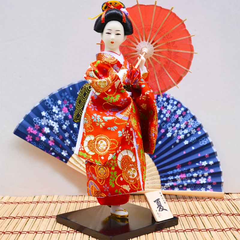 30 см милое японское кимоно кукла гейша новый дом украшение для офиса подарок на