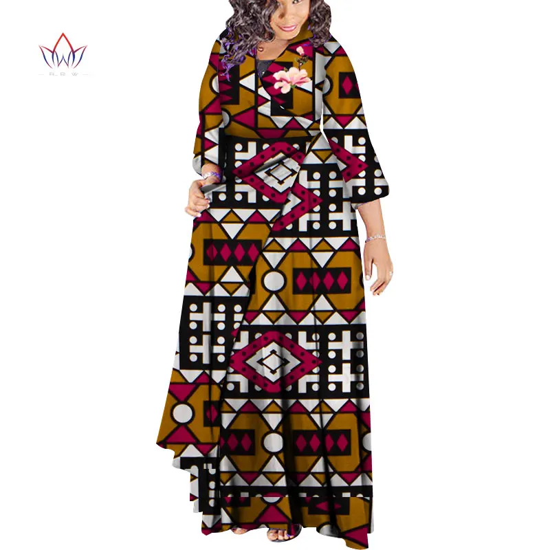 African Fashion Autumn Plus Size Women Trench Coat Traditional African Wax Print Clothing Dashiki Casual Outwear WY3478