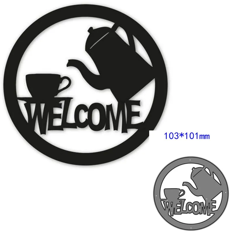 

Металлические Вырубные штампы вырезанная форма приветственное украшение для скрапбукинга бумаги рукоделия ножа форма лезвие Дырокол траф...