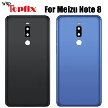 Original For Meizu Note 8 Back Battery Cover Door Rear Glass Housing Case For Meizu Note8 Battery Cover meizu note 8 housing