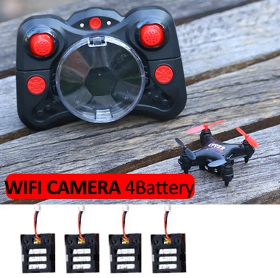 WIFI cam 4B Дроны с камерой Hd Wifi Fpv игрушки профессиональный селфи мини Дрон Rc вертолет игрушки для детей вертолет - Цвет: WIFI cam 4B