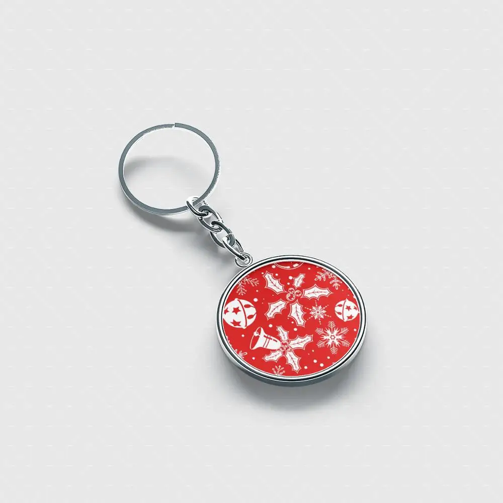 Рождественский брелок для фотографии персонализированный изображение на заказ