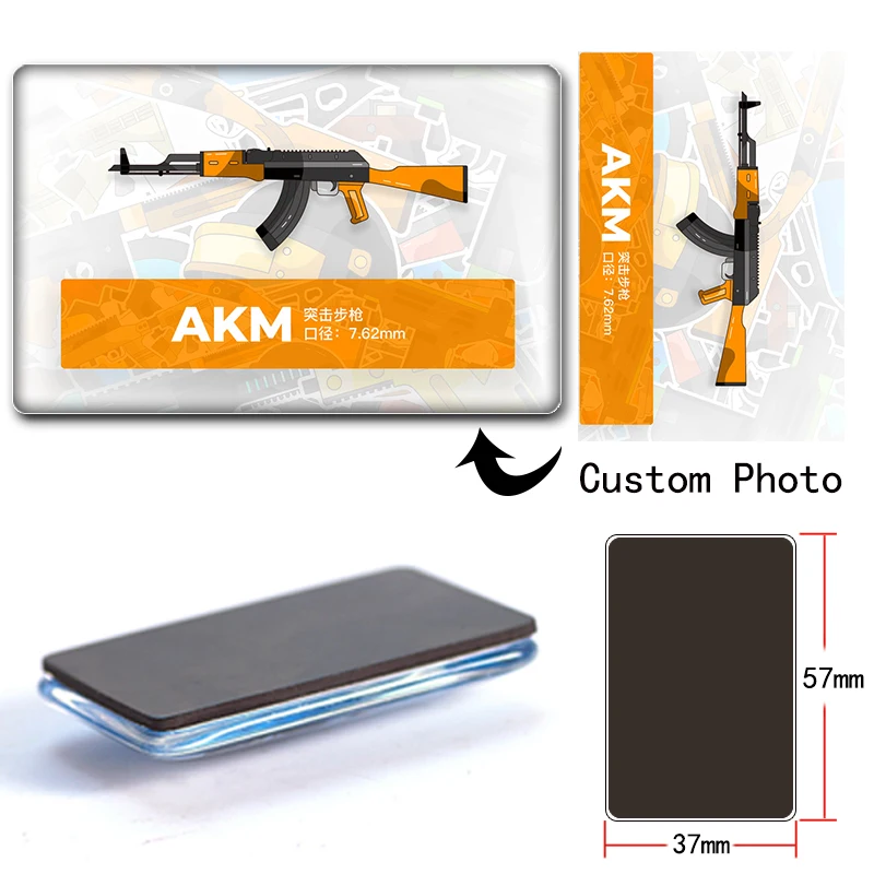 

Пистолет для выживания из мультфильма джедай, игровой периферический, персонализированный подарок, магнит на холодильник из хрусталя, опто...