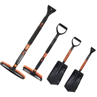 car telescopic snow brush multi function snow shovel brush portable snow clearing tool set