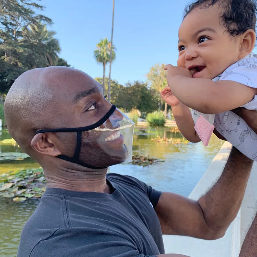 5 шт. маска с прозрачным окном видимое выражение для глухих и плохих людей Новая