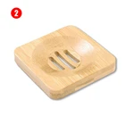 Новая деревянная мыльница, бамбуковый держатель для мыла, подставка для мыла, контейнер для дома и ванной