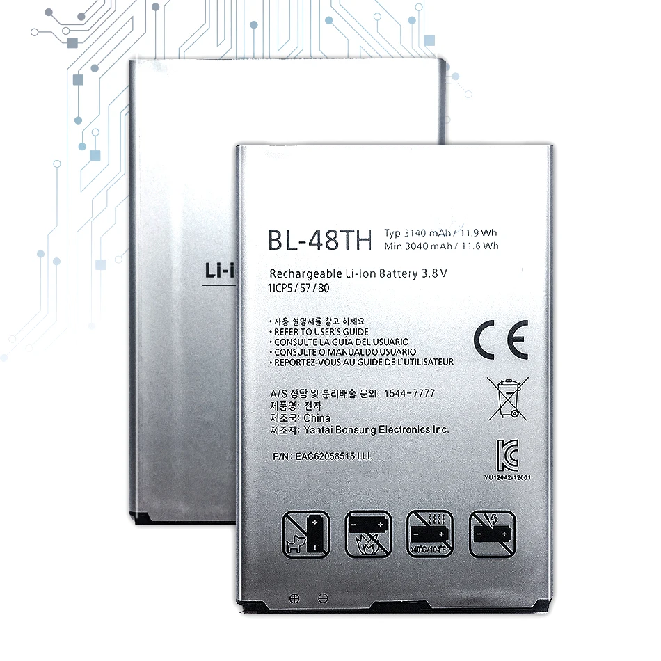 BL-47TH BL-48TH BL-53YH BL-54SG BL-54SH BL-59UH BL-T7 LGIP-400N Батарея для LG Optimus G G2 G3 G3S G3C M/C/U/V/T/S/1 Pro 2 mini on.
