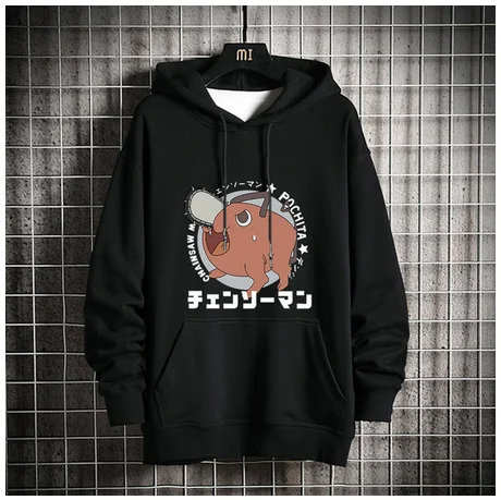 

Аниме бензопила человек Pochita с капюшоном на каждый день модная Толстовка пальто пуловер для девочек и мальчиков для костюмированной вечери...