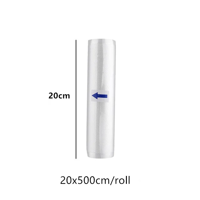 20cm 1roll Пищевая вакуумная упаковочная машина для пищевых продуктов, электрическая автоматическая вакуумная упаковочная машина - Цвет: 20cm 1roll