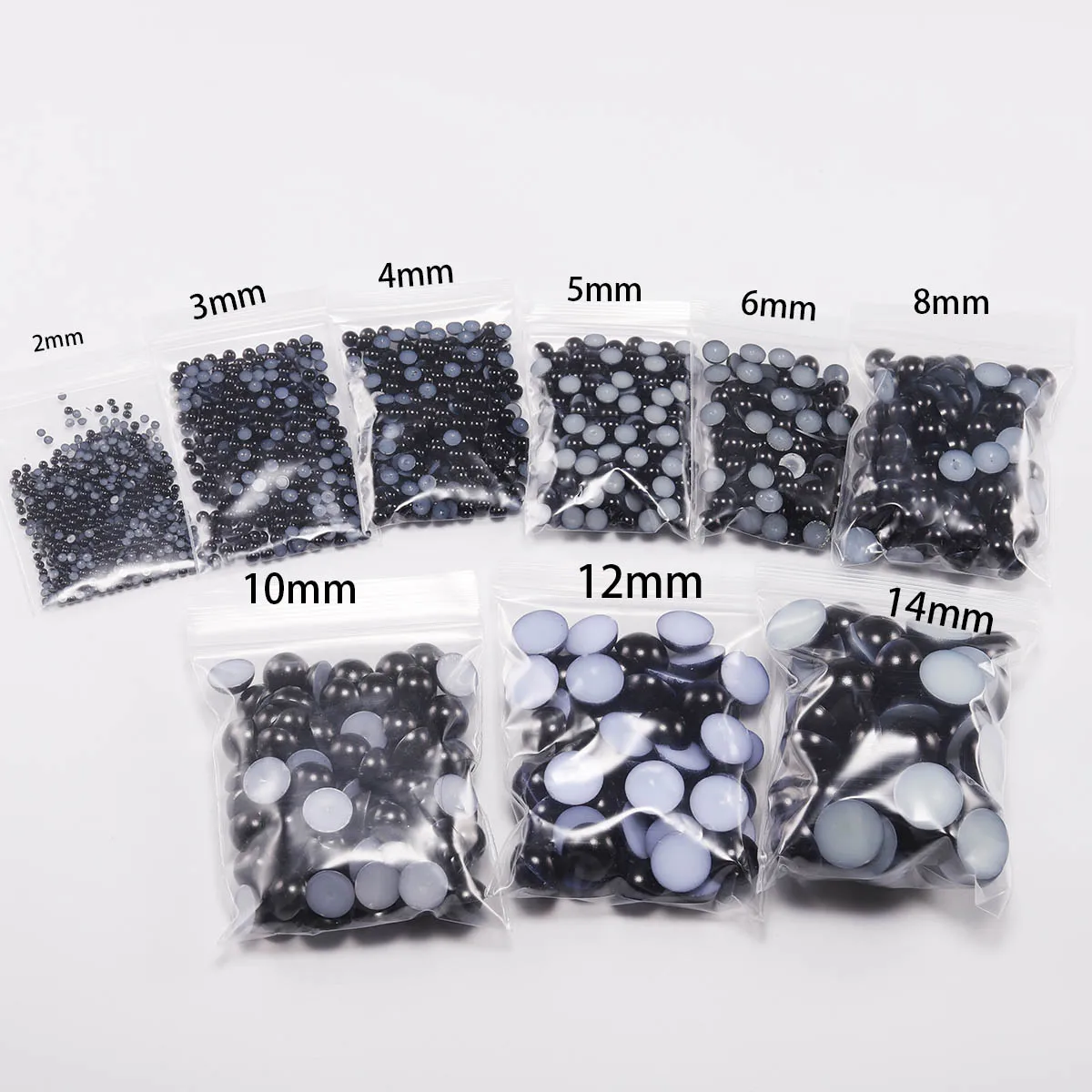 2, 3, 4, 5, 6, 8, 10, 12, 14 мм имитация жемчуга круглые половинки бусин бусин для изготовления ювелирных изделий женщин дизайн ногтей DIY аксессуары