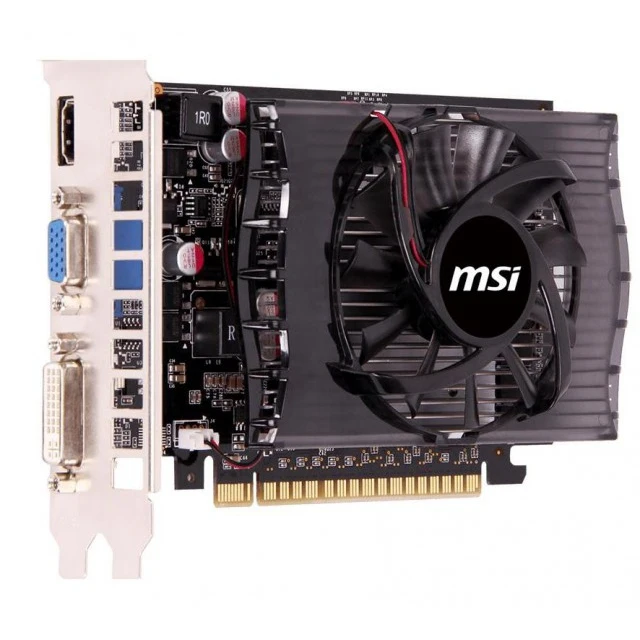 Видеокарта MSI GeForce GT 730 750Mhz PCI-E 2.0 4096Mb 1000Mhz 128 bit DVI HDMI HDCP N730-4GD3 | Компьютеры и офис