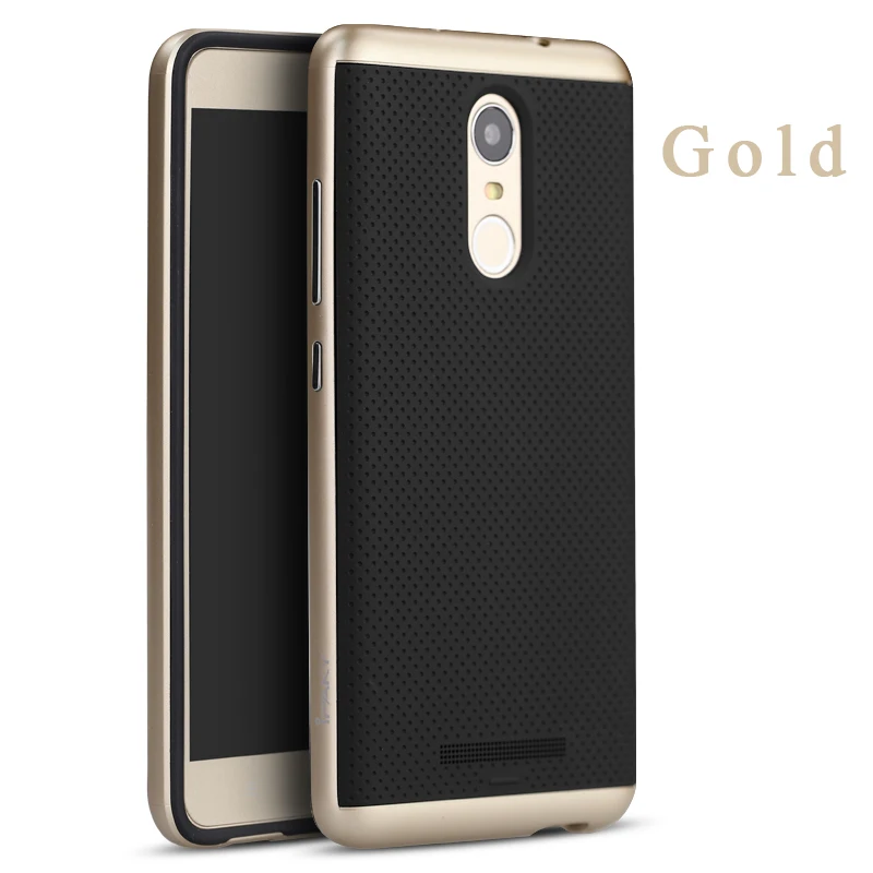 Золотой Redmi Note 3 Чехол iPaky для xiaomi Redmi Note 3 Pro Prime Силиконовая задняя крышка+ PC Рамка для xiaomi Note 3 Note3 чехол s 5,5 - Цвет: Золотой