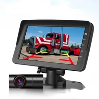 large and small truck driving recorder front and rear dual lens video hd night vision 12v24v reversing image all in one machine