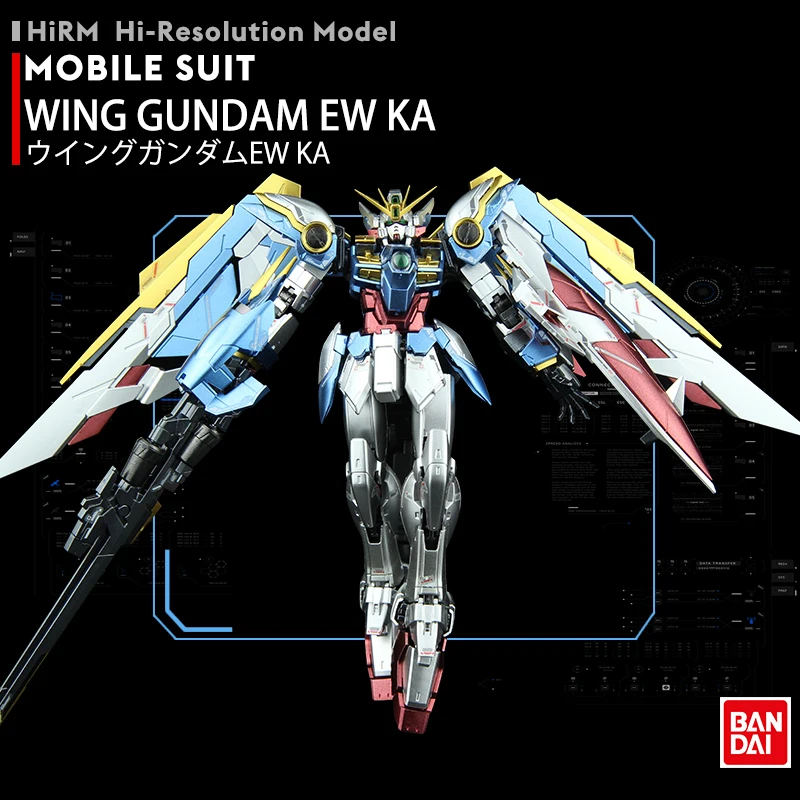 BANDAI RG 1/144 XXXG 01W WING Gundam EW KA металлическая цветная экшн игрушка фигурки в сборе