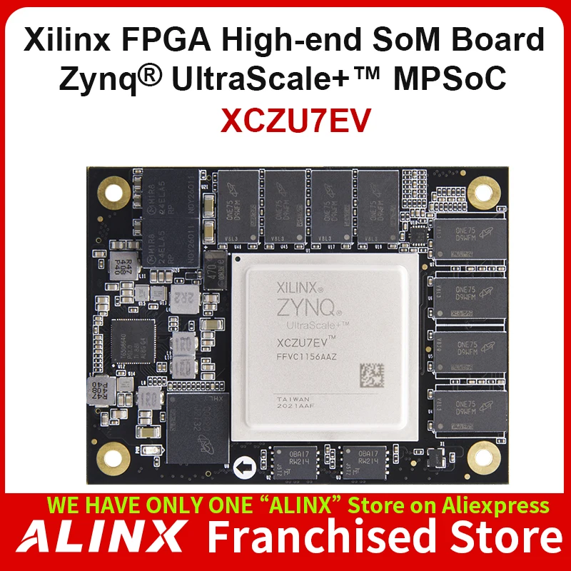 ALINX SoM ACU7EV: Xilinx UltraScale+ MPSOC AI  XCZU7EV Industrial Grade System on Module