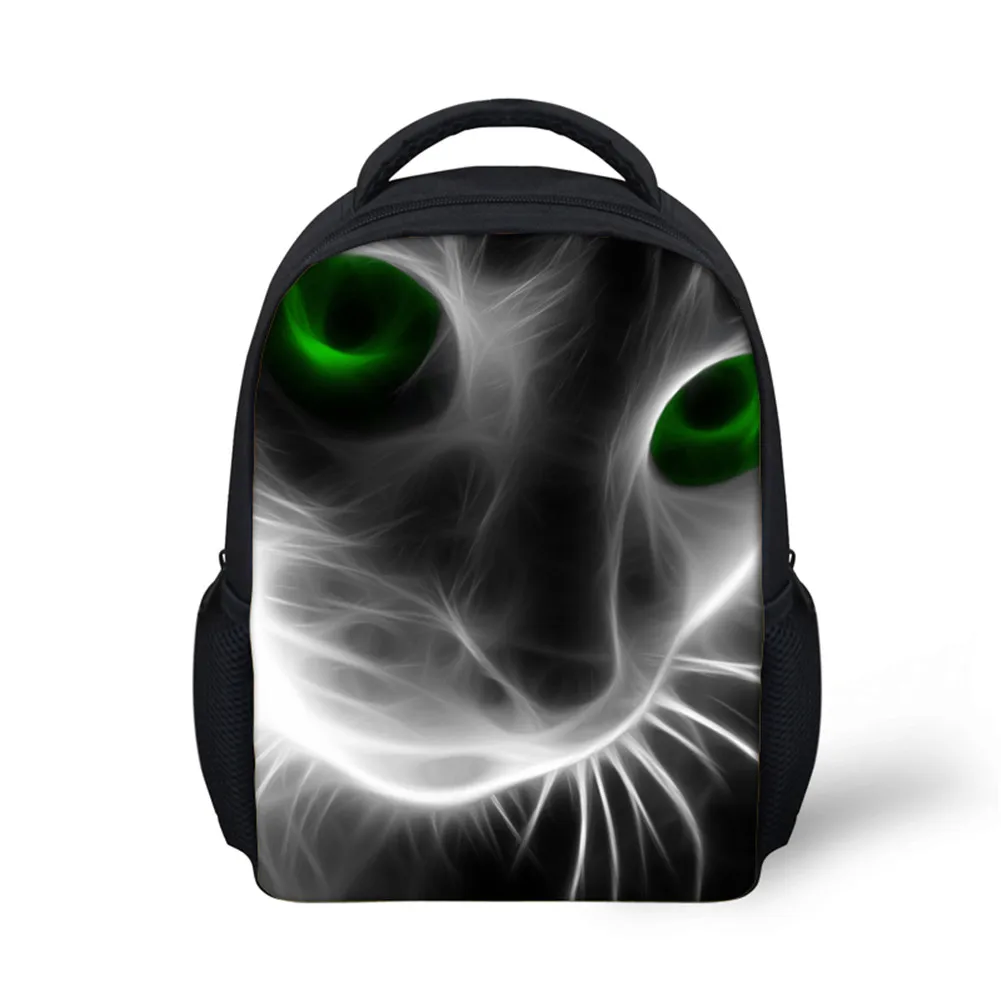 

Модные рюкзаки 12 дюймов с рисунком кота и тигра, школьные рюкзаки для студентов с анимацией для мужчин, мальчиков и девочек, рюкзак для подро...