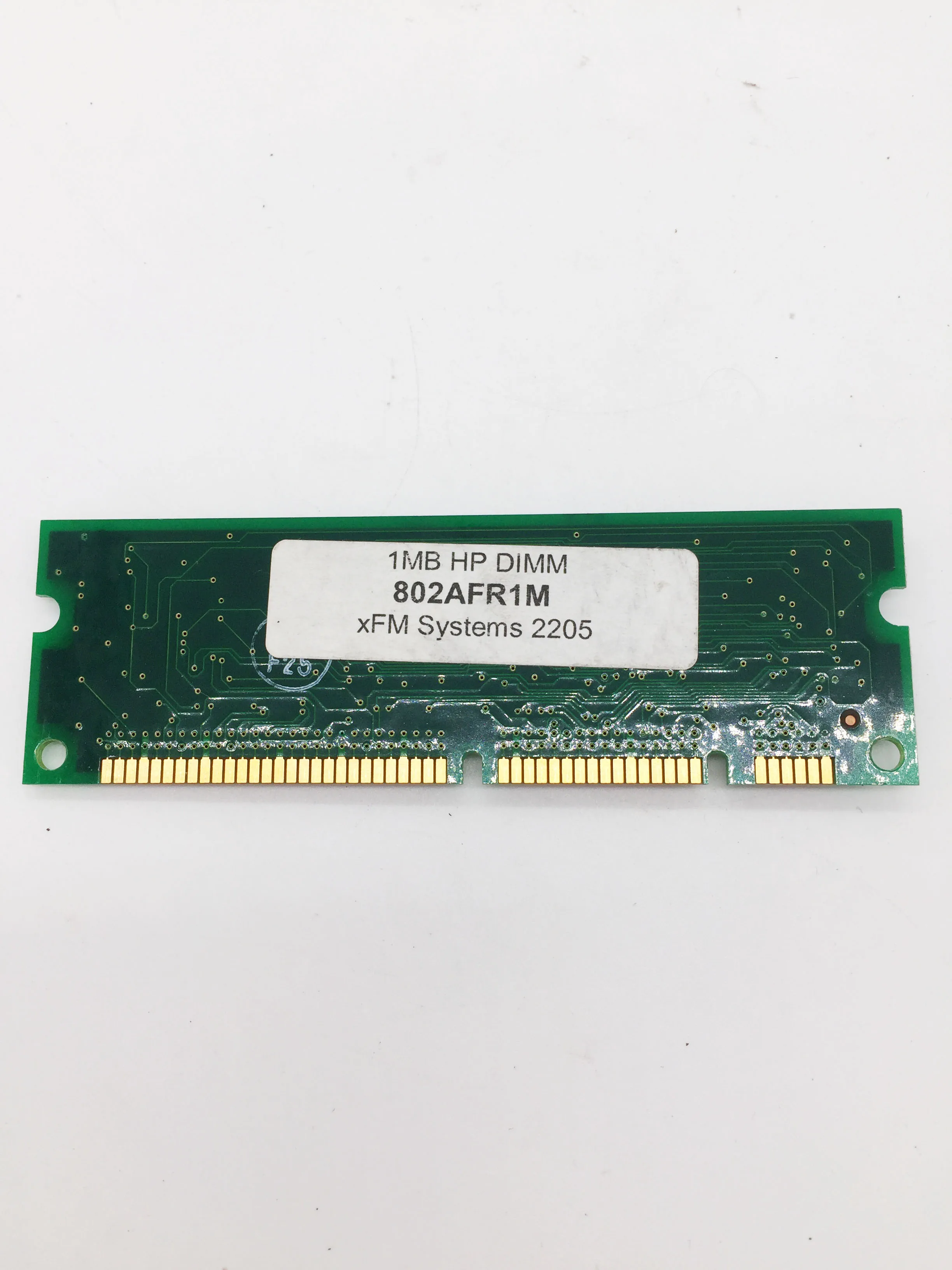 

XFM Systems 2205 memory 1300/1320 MICR FONT DIMM 78-2020-001 802AFR1M