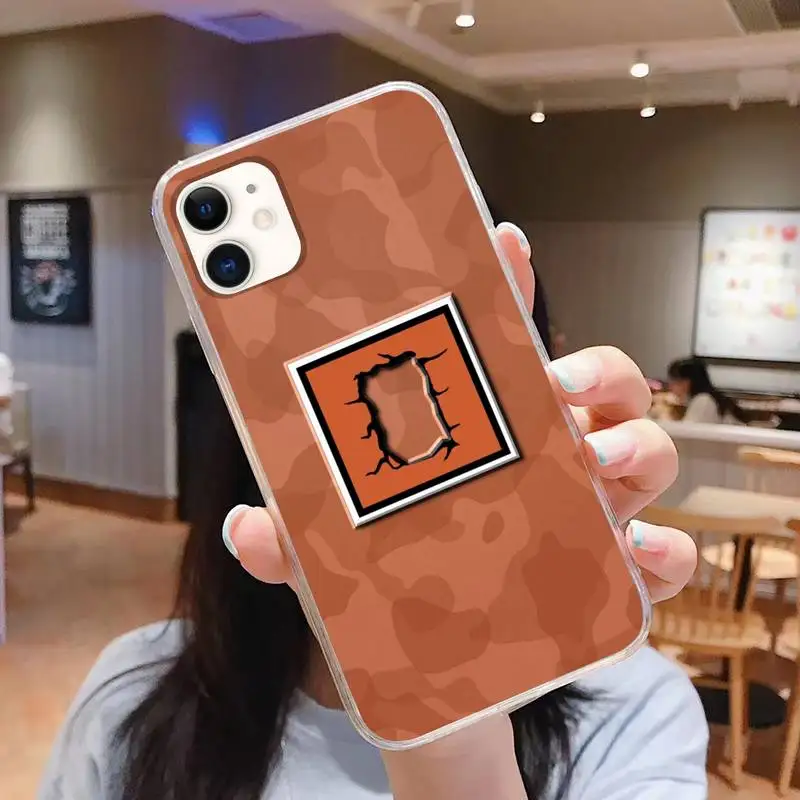 

Rainbow Six Siege Phone Case For iphone 5s 6 7 8 11 12 plus xsmax xr pro mini se Transparent Cover Fundas Coque