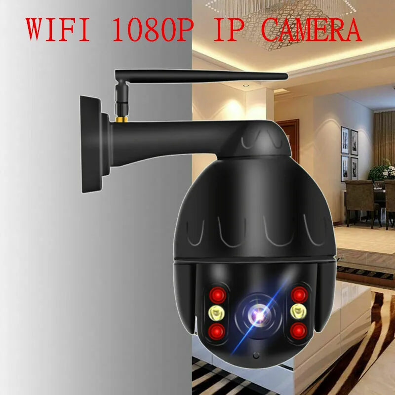 Surveillance Camera Outdoor 1080P WiFi Security IP smart waterproof PTZ 360 Panoramic Speed Dome 5X Optical Zoom | Безопасность и