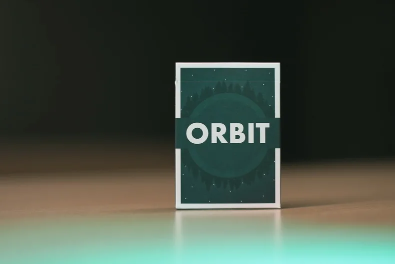 Orbit V6 Зеленая Колода Волшебные стандартные игровые карты покер Стандартный