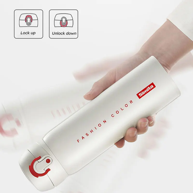 SIMITA вакуумная фляга термосы Тритан красочный школьный бутылка для воды в