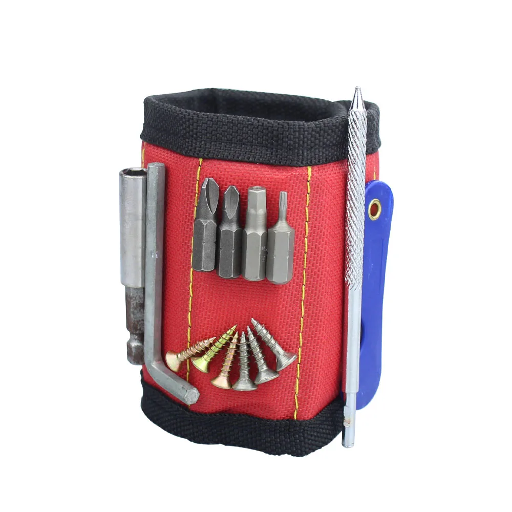 New Strong Magnetic Wristband Portable Tool Bag For Screw Nail Nut Bolt Drill Bit Repair Kit Organizer Storage enlarge