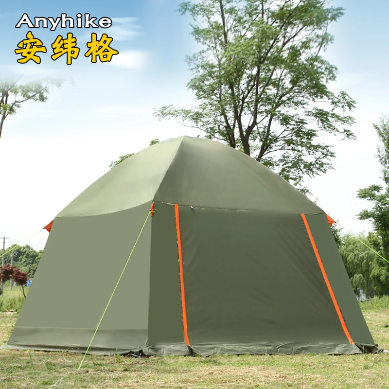 Высококачественная двухслойная семейная Праздничная садовая Пляжная палатка на