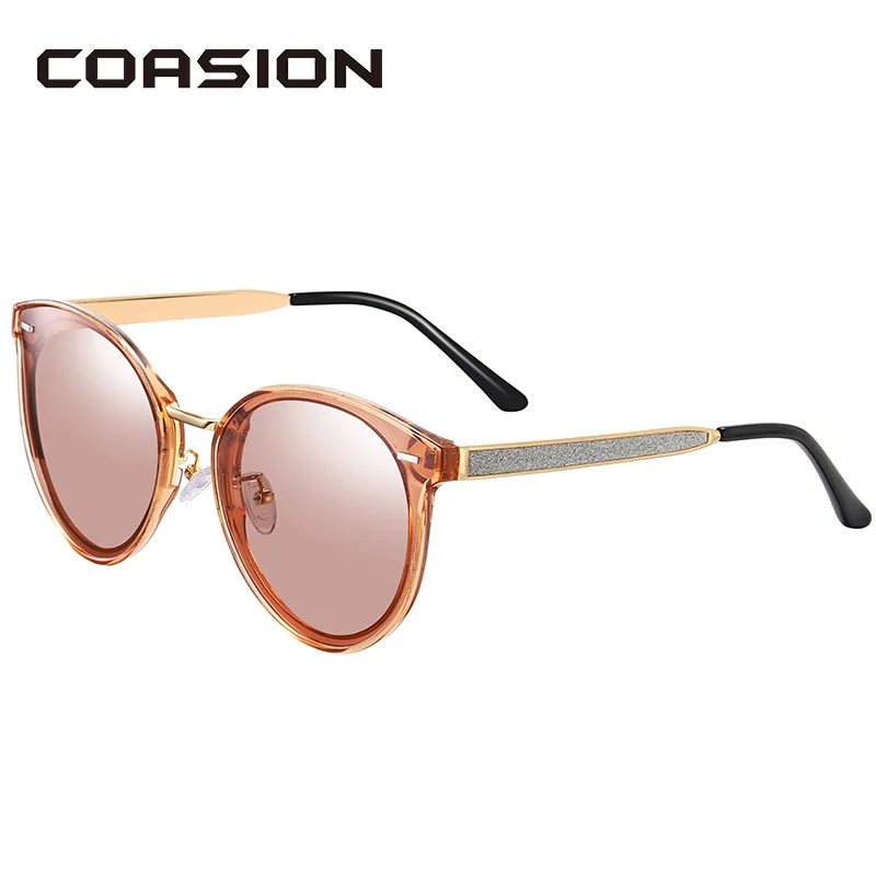 Женские солнцезащитные очки кошачий глаз с поляризацией и градиентными