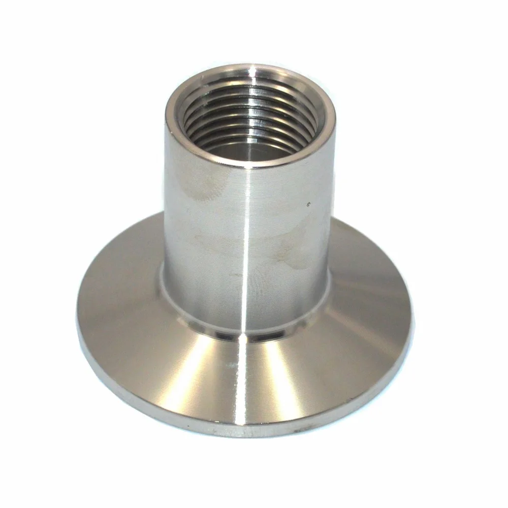 NPT санитарный женский резьбовой наконечник фитинг тройного Зажима Типа SS 304