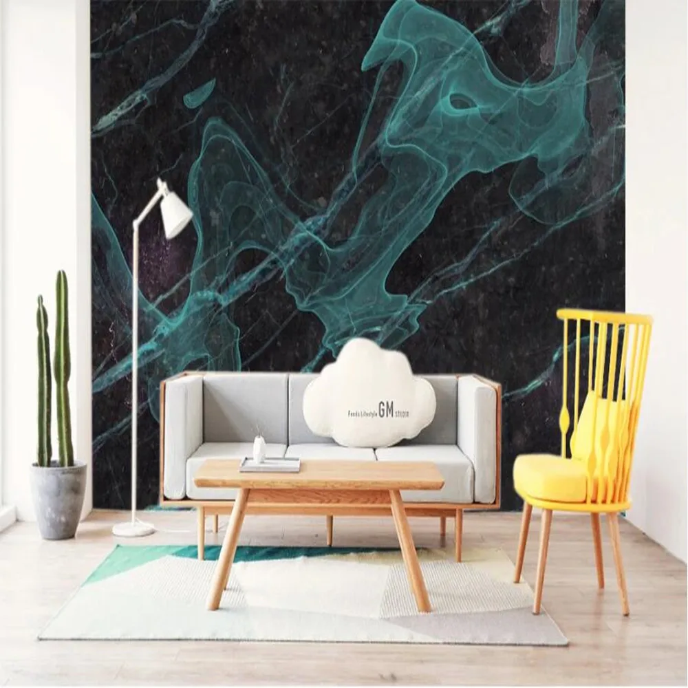 Большие фотообои mi'loɿi на заказ 3d индивидуальные простые черные абстрактные