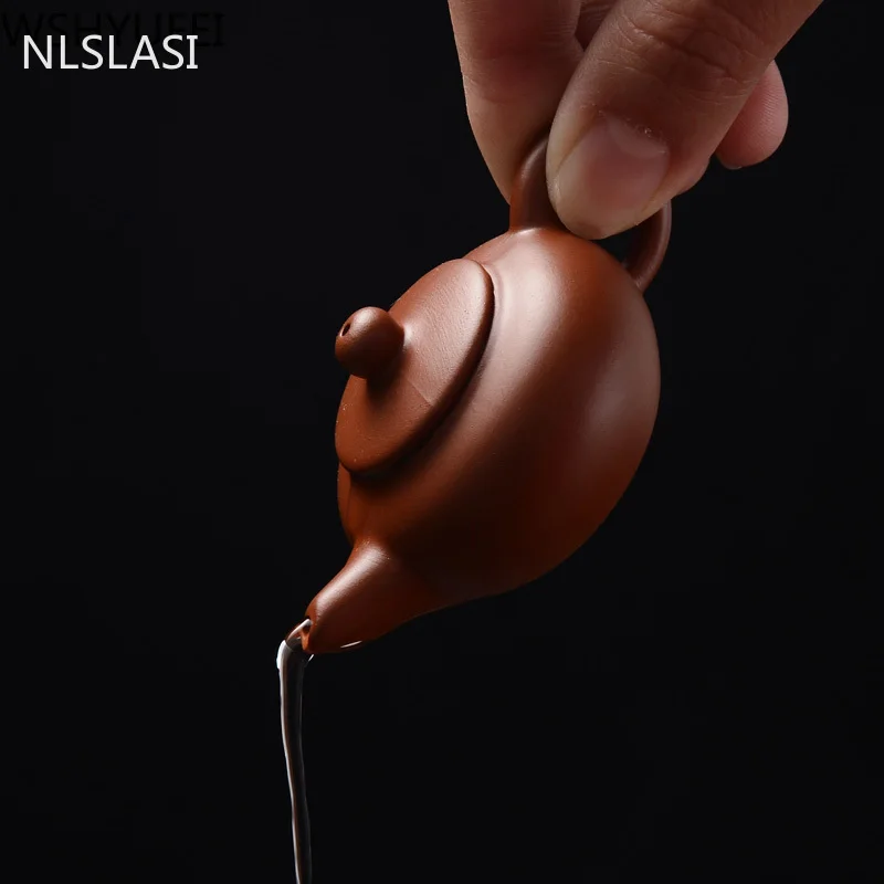 NLSLASI1 шт. Фиолетовый Глиняный чайный горшок с пальцами маленький карманный набор