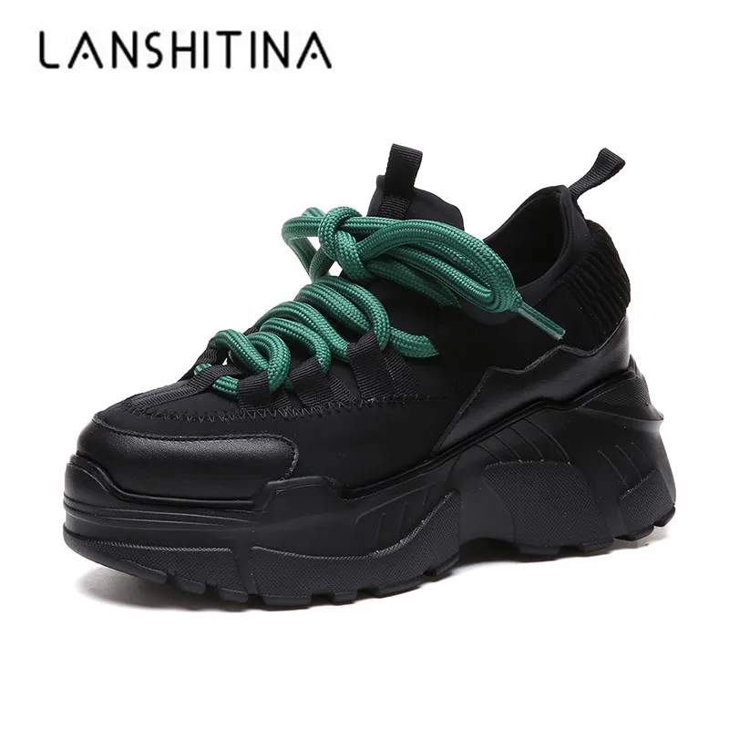 Кроссовки женские на толстой подошве Повседневная дышащая обувь для отдыха