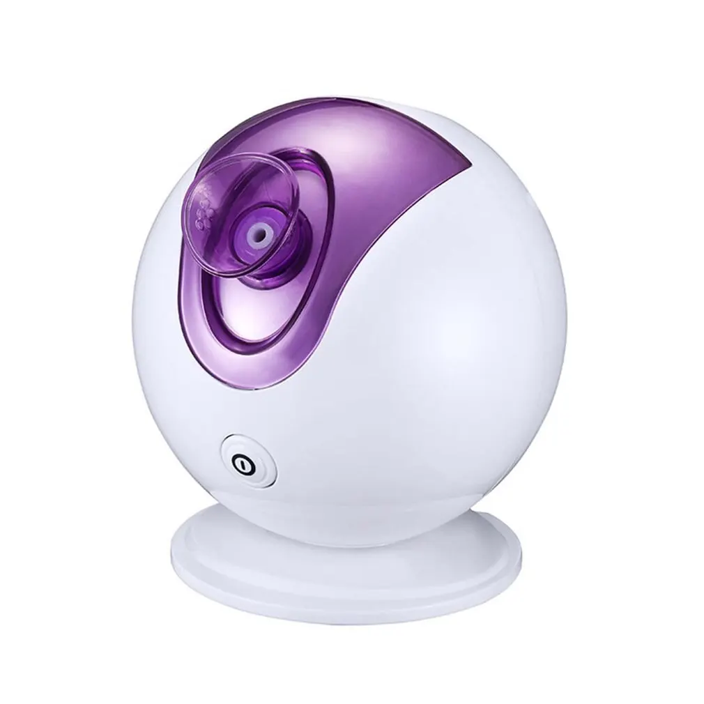 

Facial Humidifier Nano Steamer Ionic Facial Steamer Ball Shaped With One Touch Switch Steam Humidifier