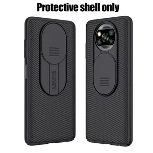 for xiaomi poco x3 case camera protection phone case nfc mi 10t pro lite 5g case slide camshield back cover global version cases free global shipping