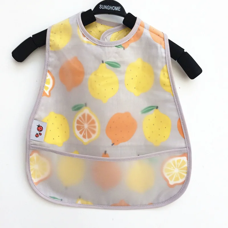 accessoriesdoll baby accessories Baby Bibs EVA Waterproof Lunch Bibs Cartoon Fruits Printing Infants Bibs Boys Girls Feeding Burp Cloths Bibs Apron Clothing baby headband