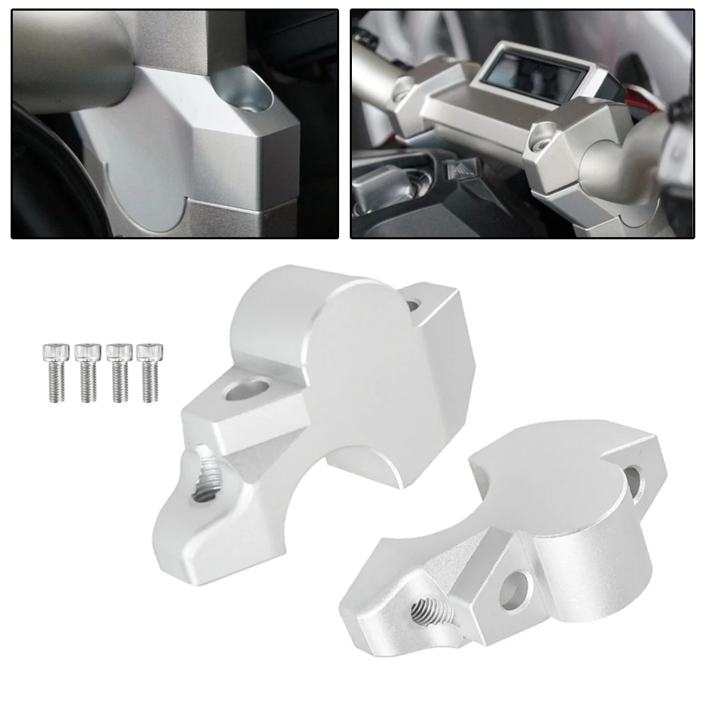 

Motorcycle Handlebar Risers Riser 35mm Up Back 10mm Moves Bracket Mount Clamp For Honda X-ADV750 XADV 750 XADV750 2017 2018 2019