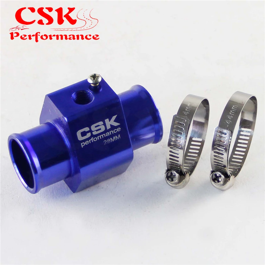 

Датчик температуры воды, 28 мм, 1,11 дюйма, красный/синий/серебристый